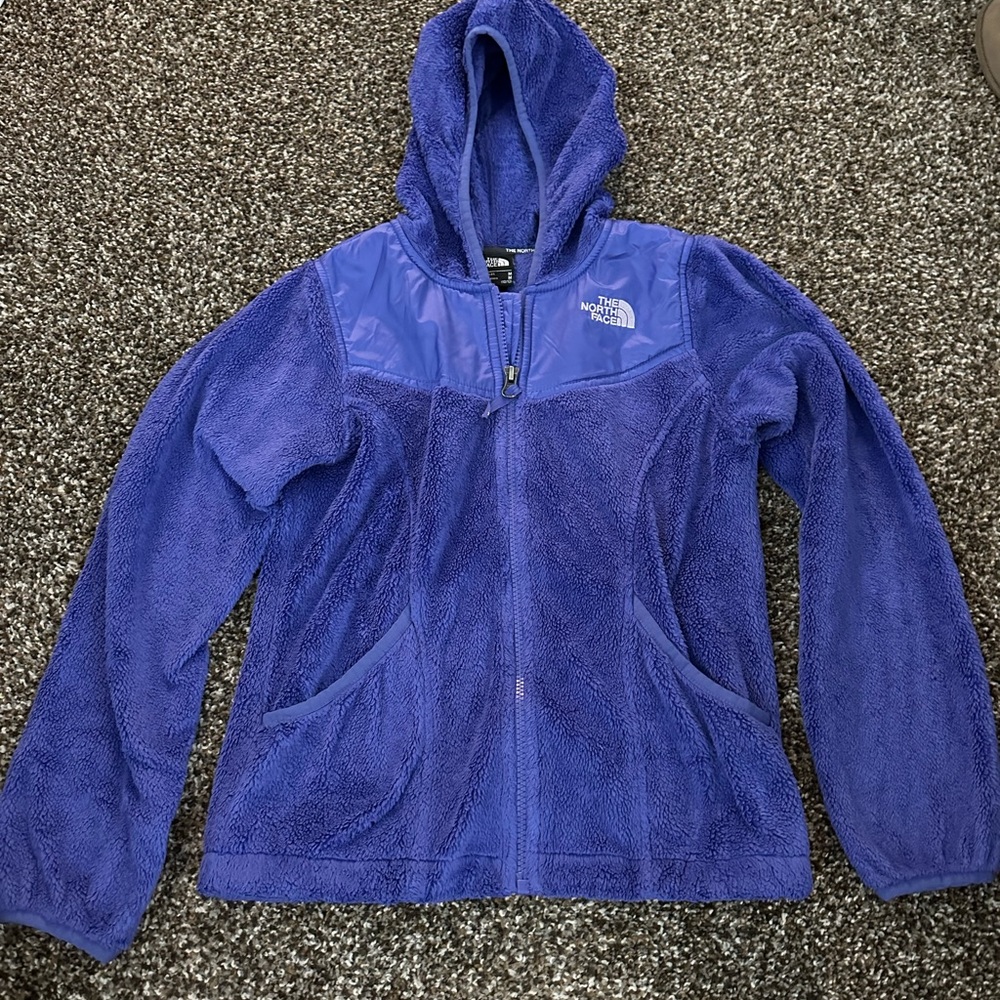 North Face fuzzy jacket